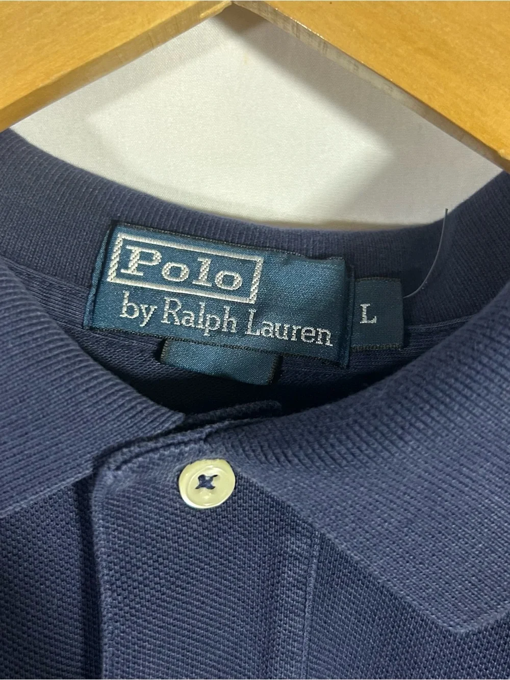 Polo by Ralph Lauren VTG Large Navy Polo Embroidered Crest RLYC PRL cruiser team